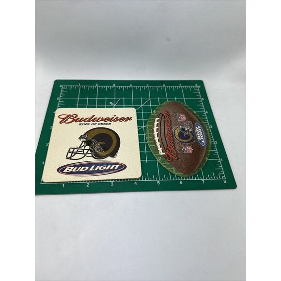 Budweiser St. Louis Rams Football Schedule Coasters 2000 2001 NFL - Picture 9 of 9